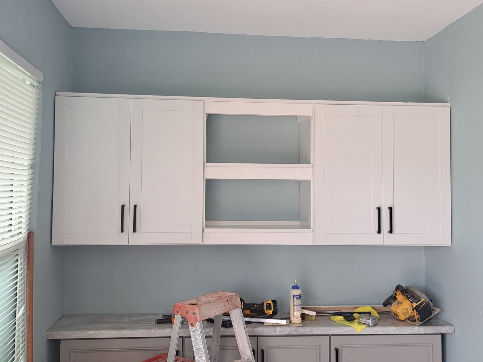 Custom wall cabinets